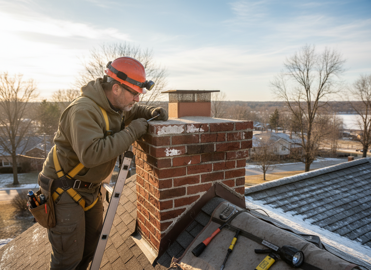 How to Check for Chimney Cracks After Ohio Freeze Thaw Cycles